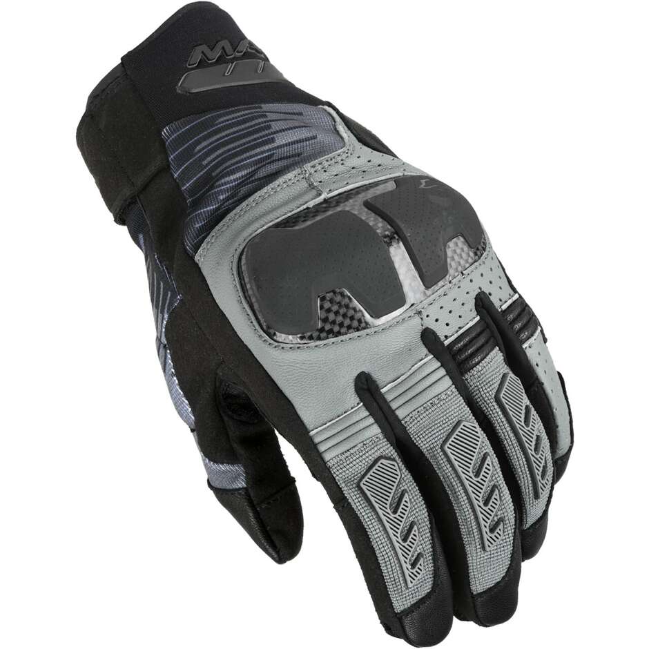 Gants de moto Macna Rime 2.0 gris noir