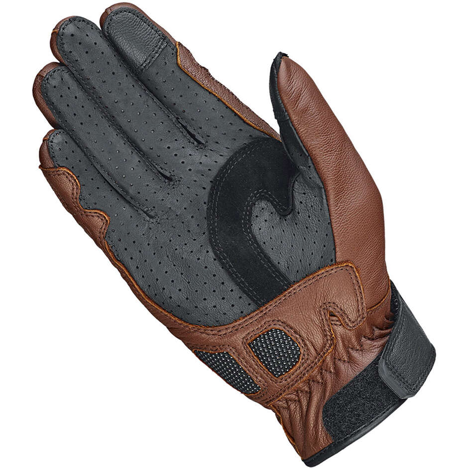 Gants de moto marron Held Rodney II