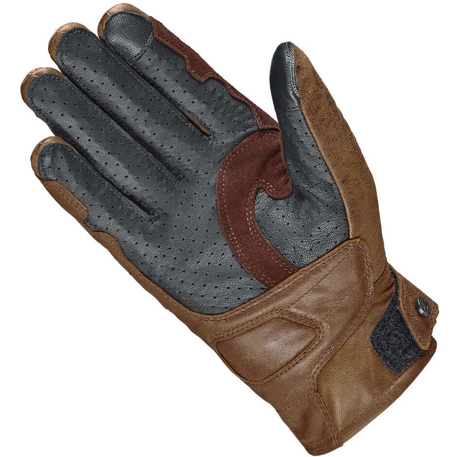 Gants de moto marron Held Sanford