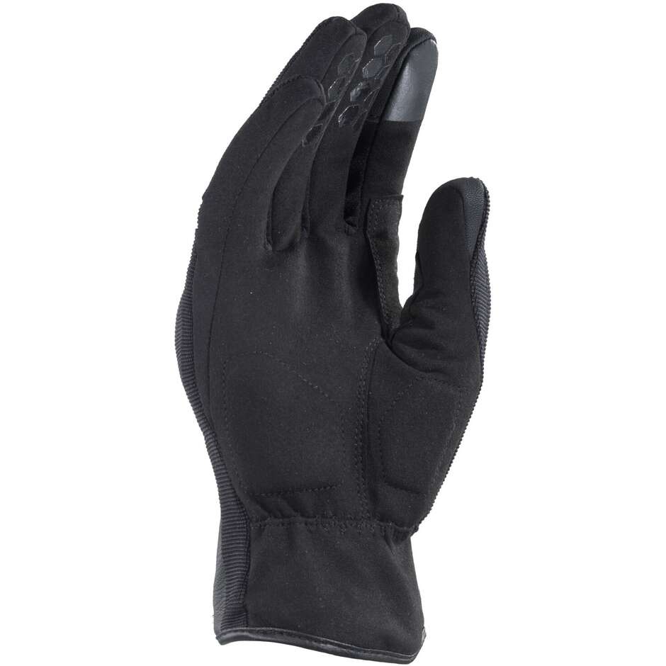 Gants de moto mi-saison Clover RUSH WP noirs