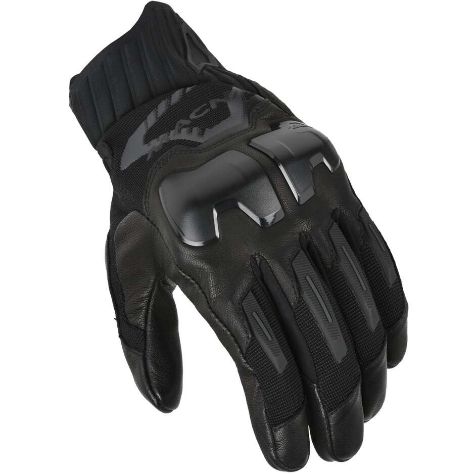 Gants de moto noirs Macna Octavius