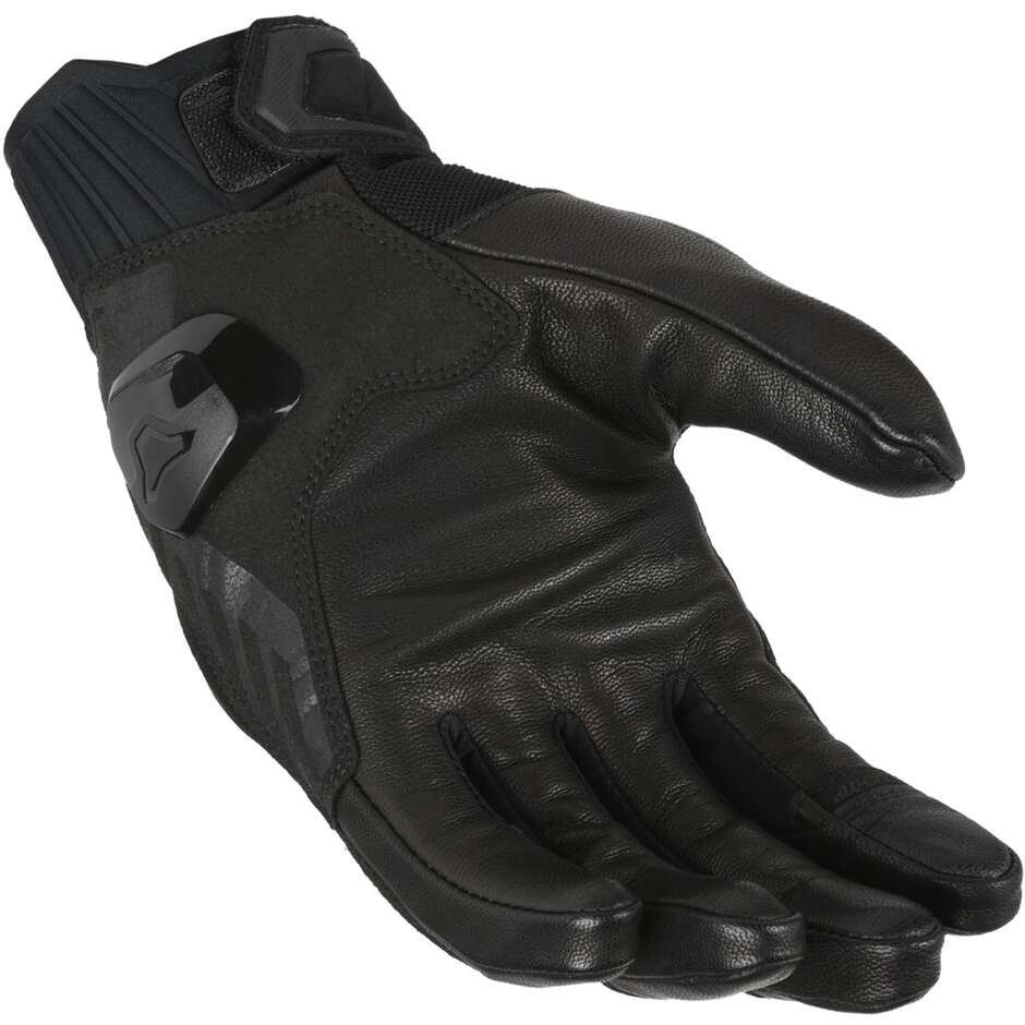Gants de moto noirs Macna Octavius
