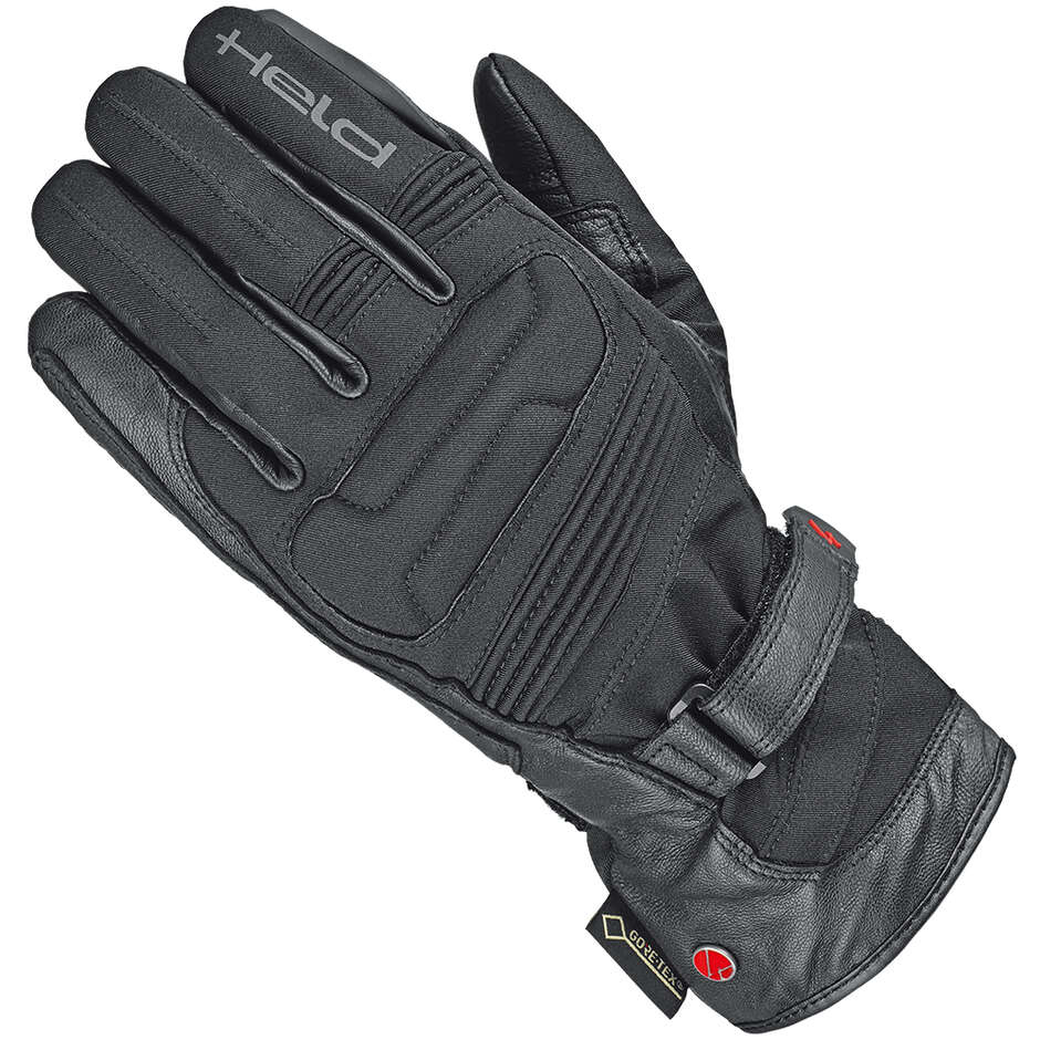 Gants de moto pour femme Held Satu II, noirs