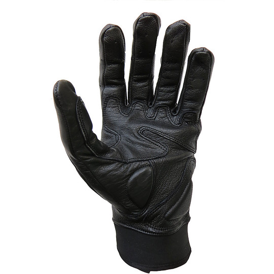 Gants de moto Pro Future Summer en cuir et tissu avec protections noires