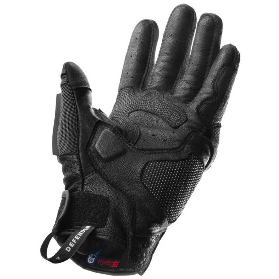 Gants de moto Rebelhorn DEFENDER noirs