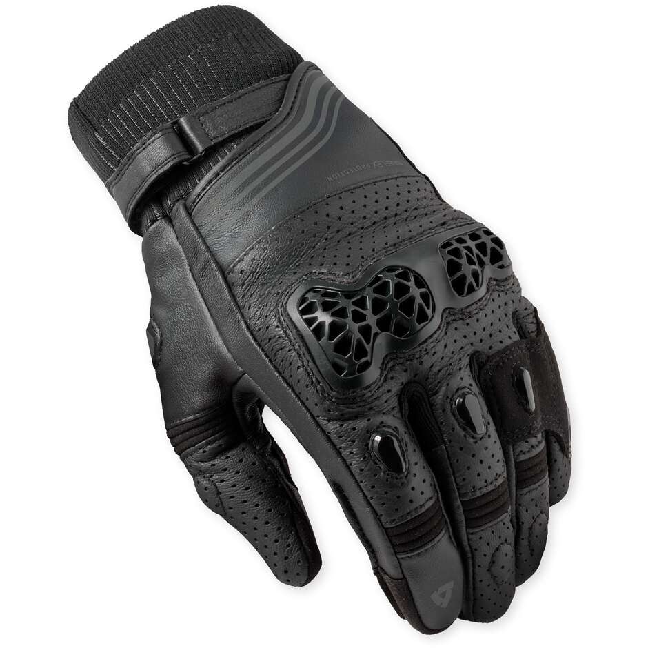 Gants de moto Rev'it Positron noirs
