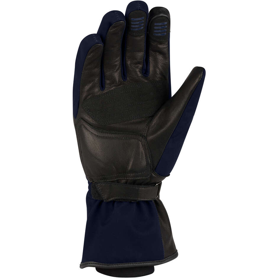 Gants de moto Segura BORA bleu marine et noir