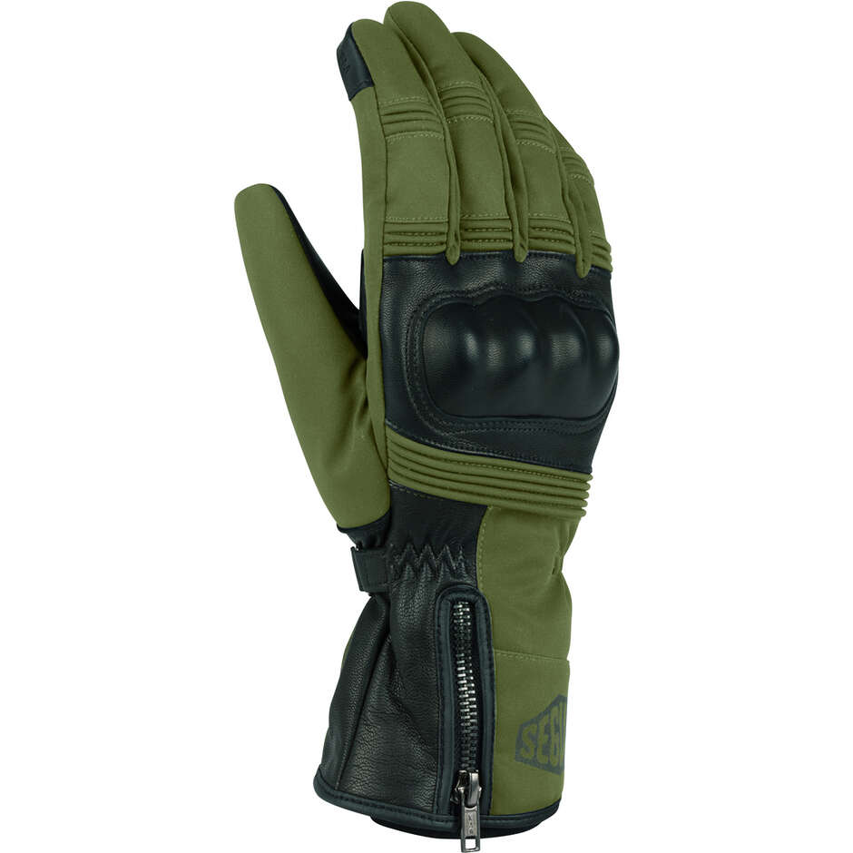Gants de moto Segura BORA Kaki