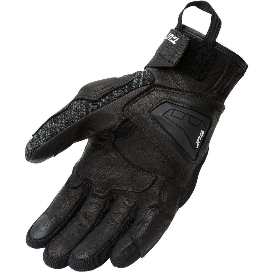 Gants de moto T-UR T917HU G KNIT noirs