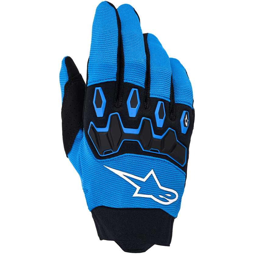 Gants de motocross enduro Alpinestars Full Bore V2 bleu noir