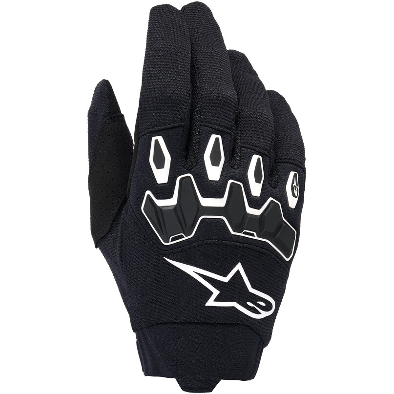Gants de motocross enduro Alpinestars Full Bore V2 Noir Blanc