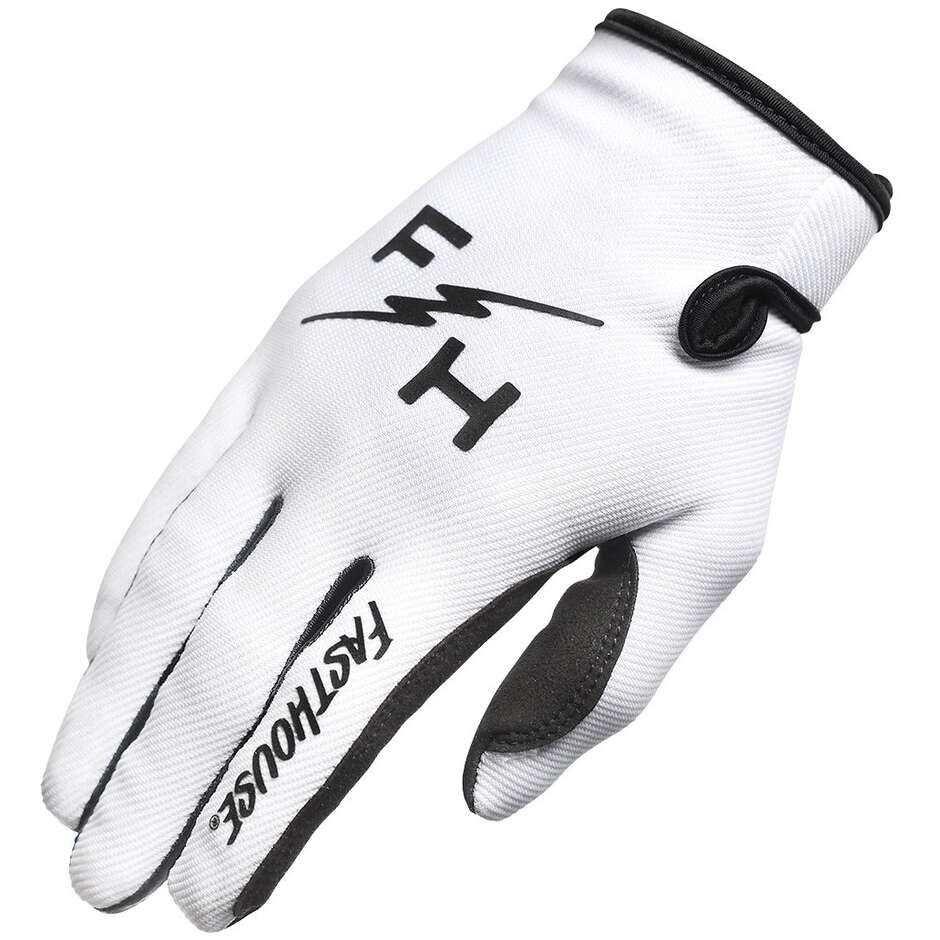 Gants de motocross FASTHOUSE CARBON 24.1 ETERNAL WHITE