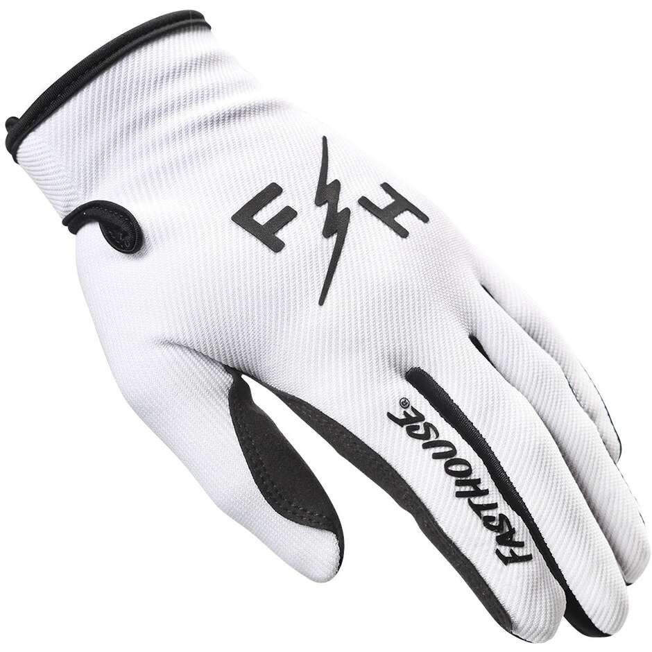 Gants de motocross FASTHOUSE CARBON 24.1 ETERNAL WHITE