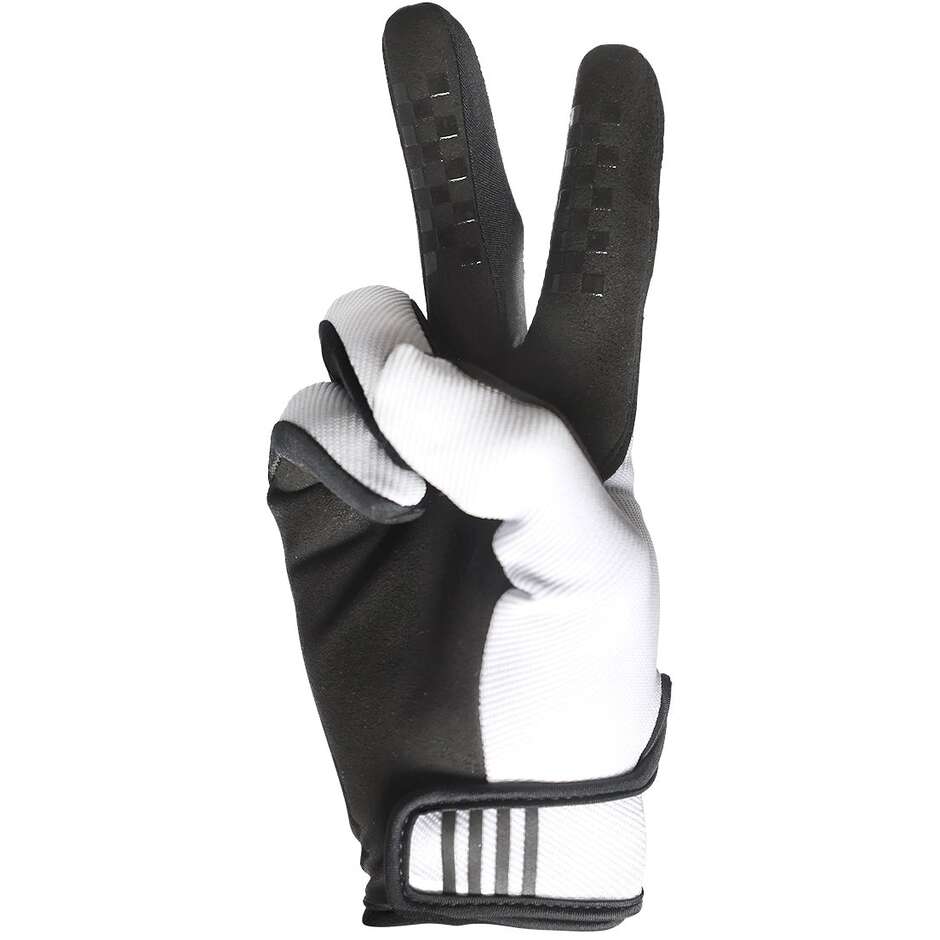 Gants de motocross FASTHOUSE CARBON 24.1 ETERNAL WHITE