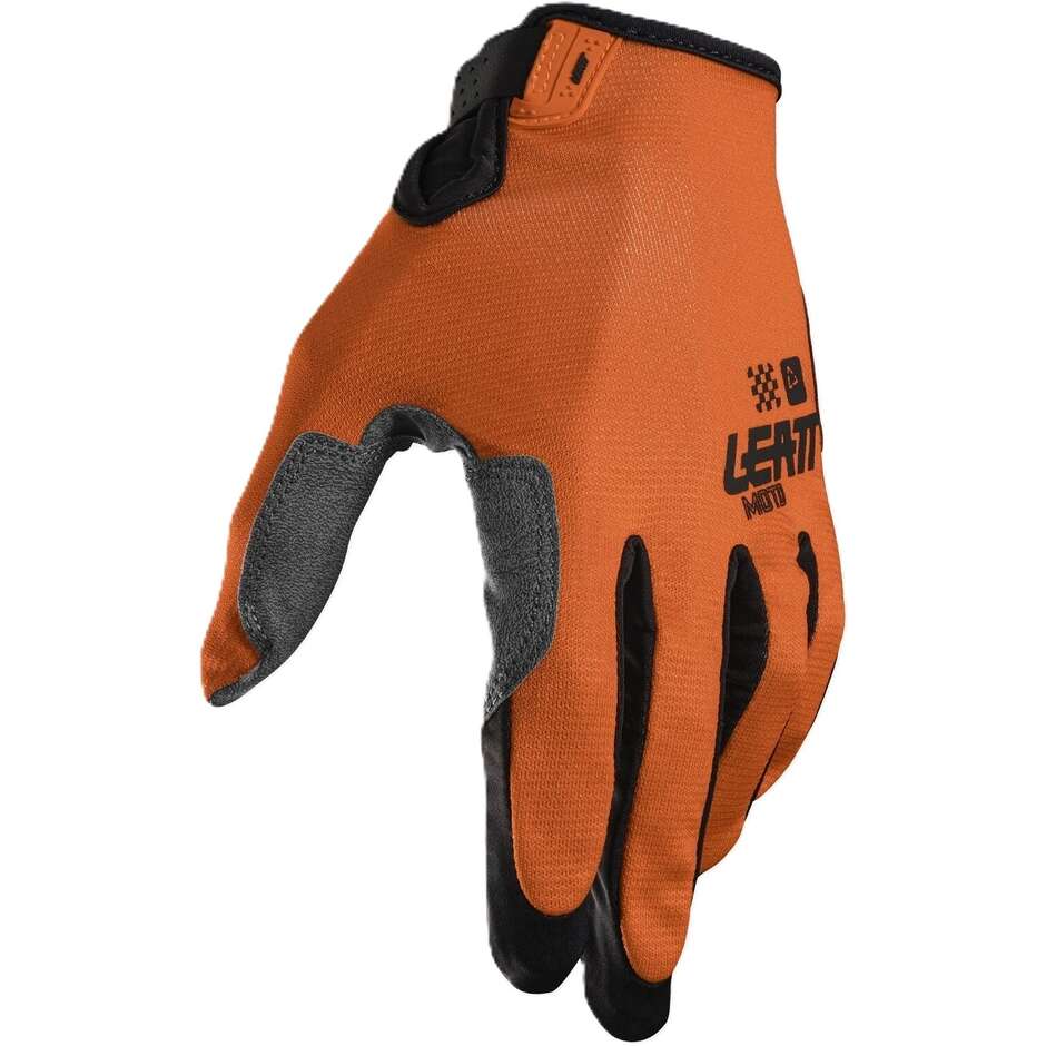 Gants de motocross Leatt 1.5 GripR orange