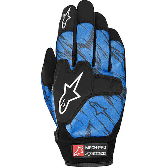 Gants moto Alpinestars Summer Mech Pro Blue