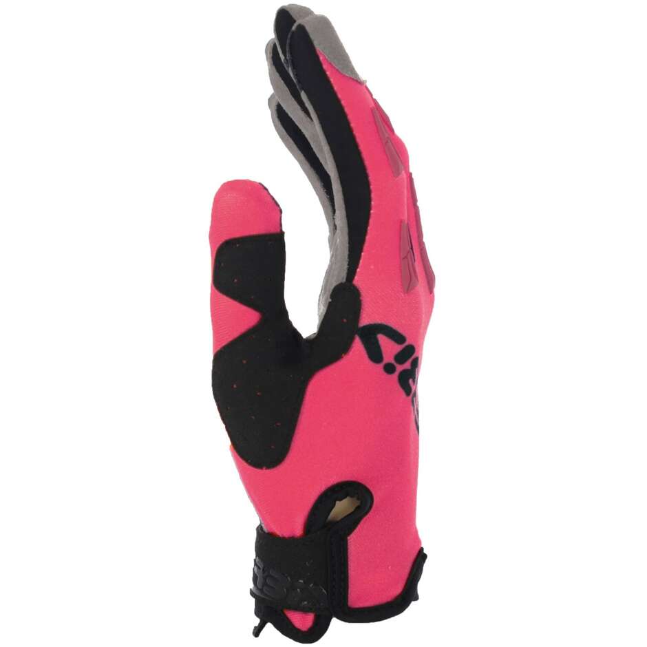 Gants Moto Cross Acerbis MX XP 2.0 Fuchsia Blanc