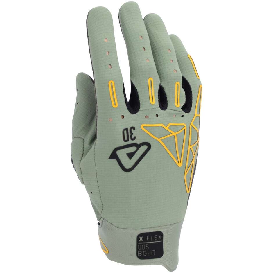 Gants Moto Cross Acerbis X-FLEX 2.0 noir vert
