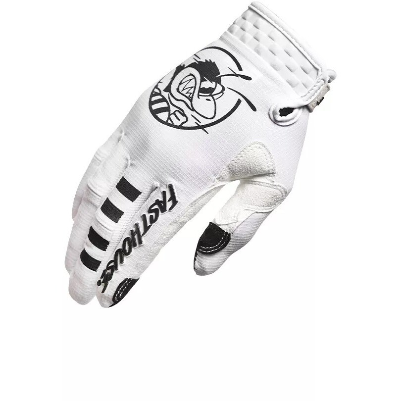 Gants Moto Cross FASTHOUSE ELROD 24.1 OG BLANC