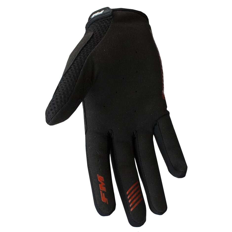 Gants Moto Cross Fm Racing PROTECTION PRO Noir