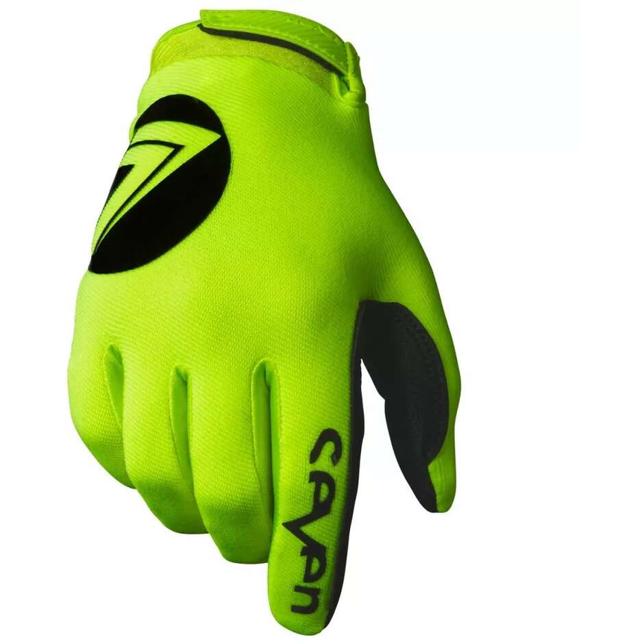Gants Moto Cross SEVEN MX ANNEX 7 DOT Jaune Fluo