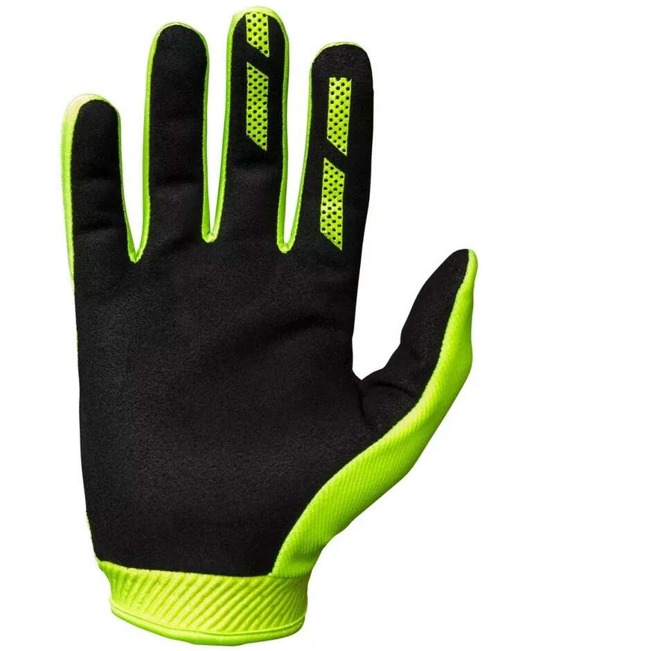 Gants Moto Cross SEVEN MX ANNEX 7 DOT Jaune Fluo