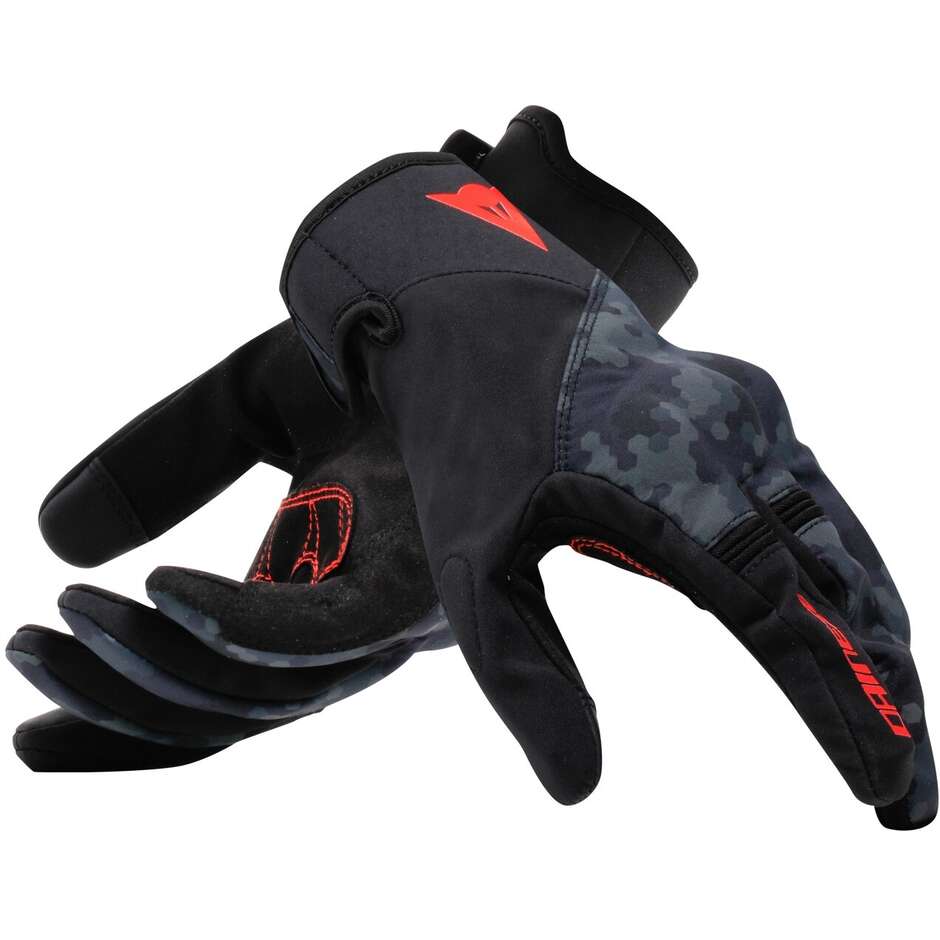Gants moto Dainese INTREPYD noir gris camouflage