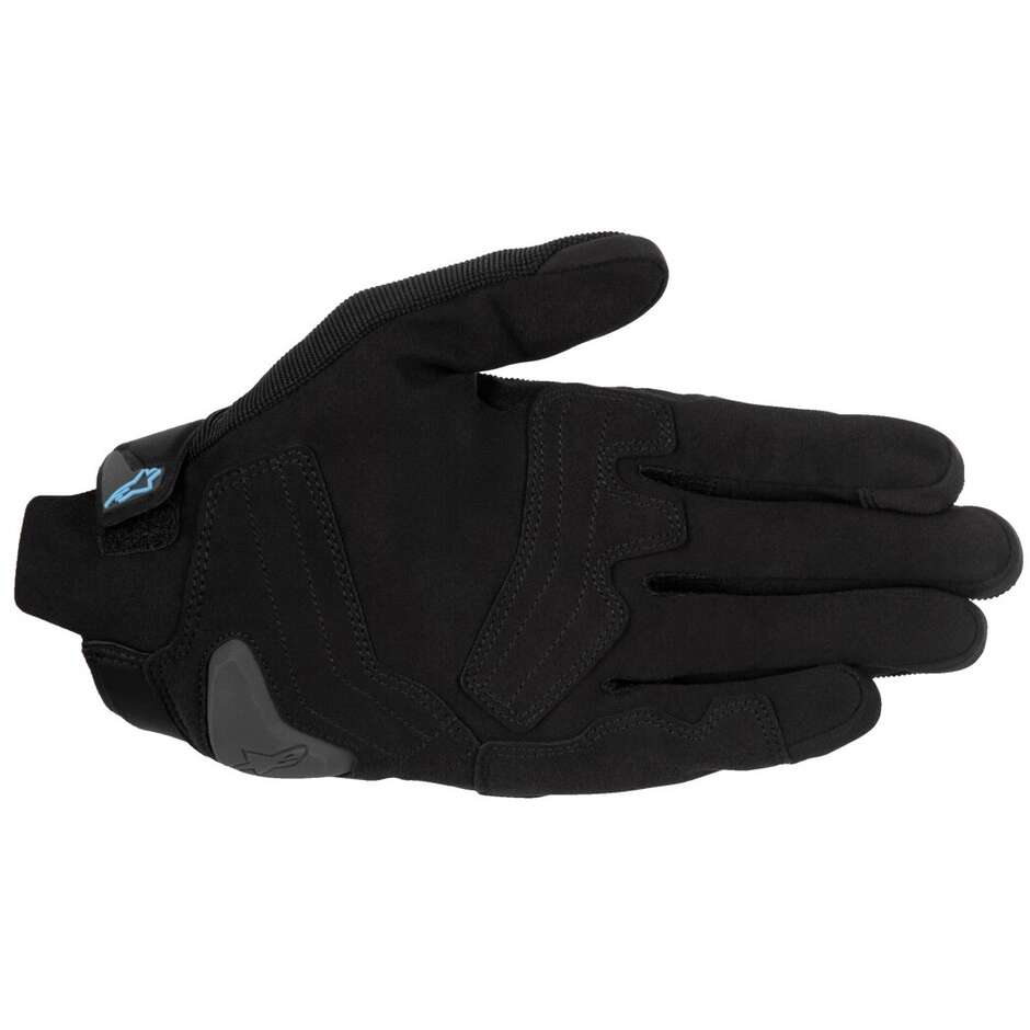 Gants moto en cuir Alpinestars SP X 1 Noir Bleu