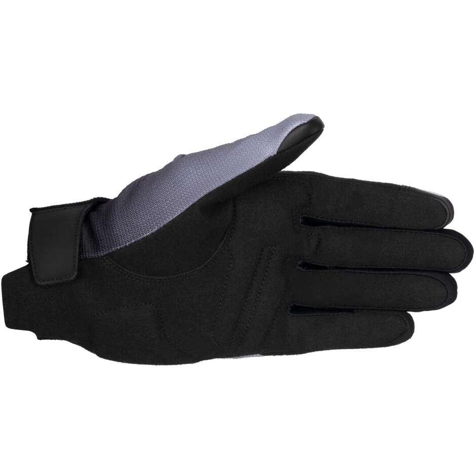 Gants moto en tissu pour femme Alpinestars REEF V2 Gris Noir Rose Fluo
