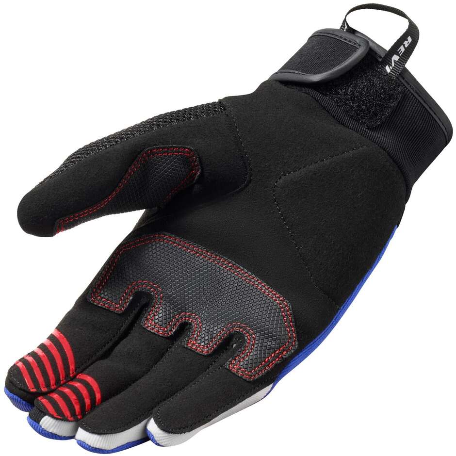 Gants moto en tissu Rev'it ENDO bleu noir