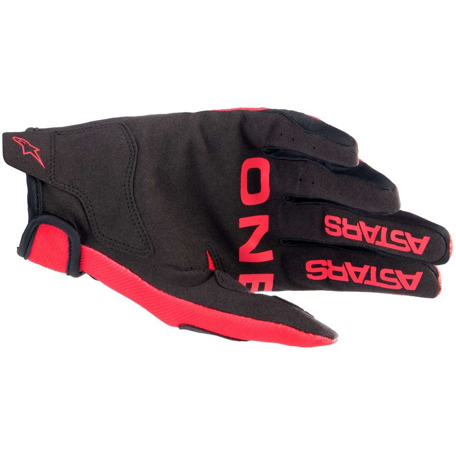 Gants Moto Enduro Alpinestars RADAR Red White Cross