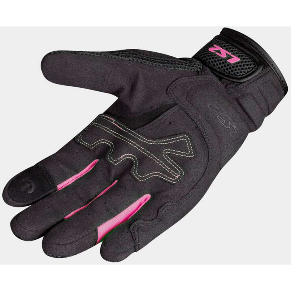 Gants moto femme LS2 KUBRA LADY noir violet