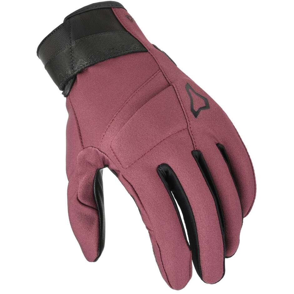 Gants Moto Femme Macna Astrilla Bordeaux Noir