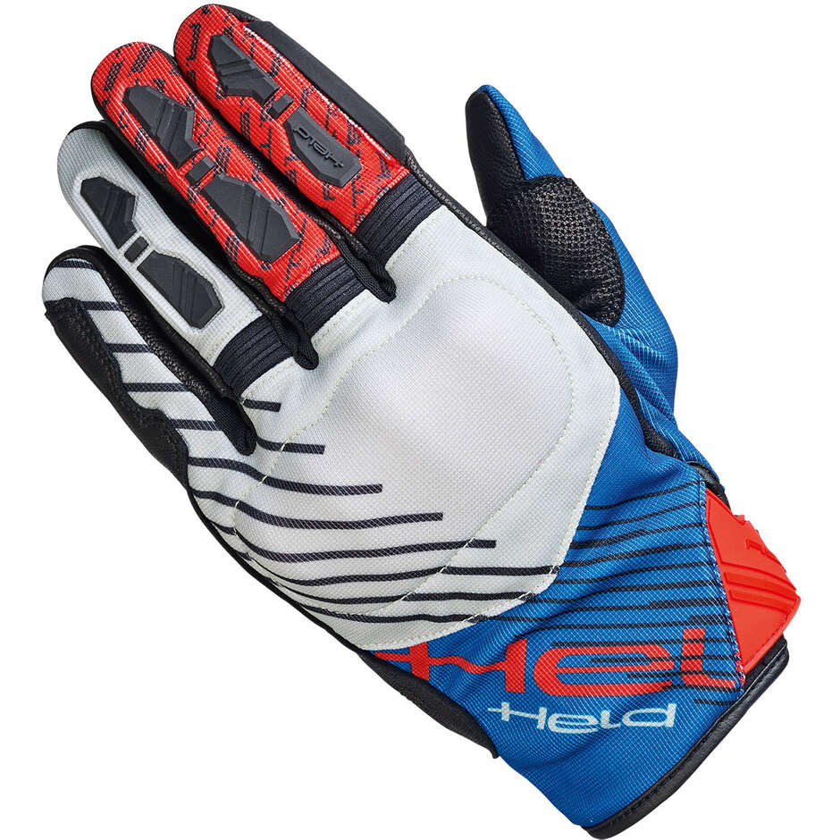 Gants moto Held Hamada 2 gris bleu