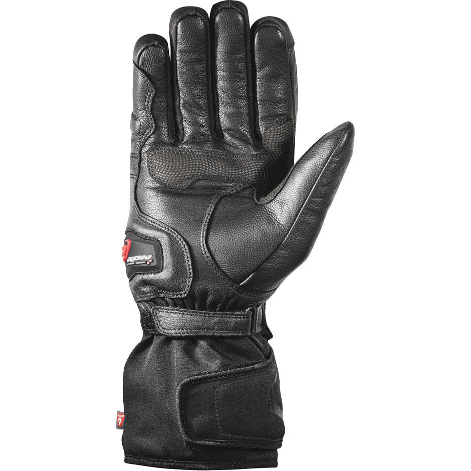 Gants moto hiver Ixon PRO RESCUE 2 en cuir noir