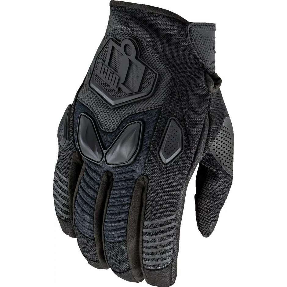 Gants moto Icon AUTOMAG3 CE Noir
