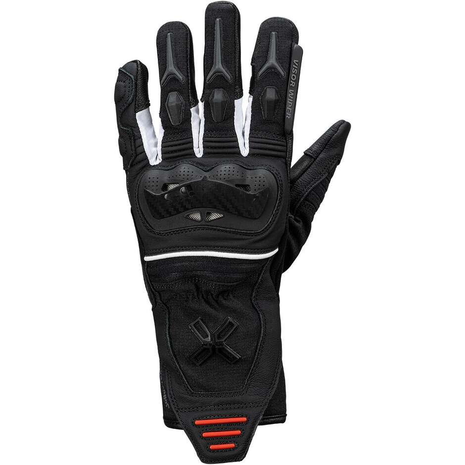 Gants Moto Ixs Rapid-STX 1.0 Noir-Blanc Rouge