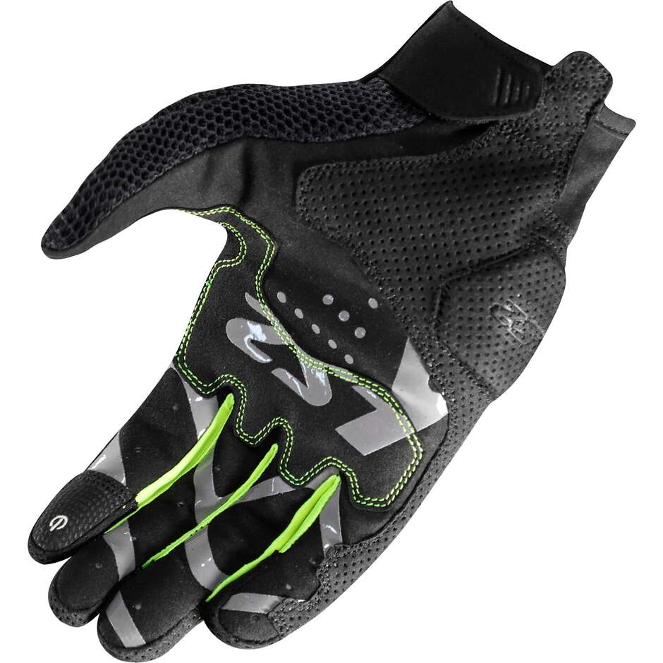 Gants moto LS2 RAY II MAN Noir HV Jaune