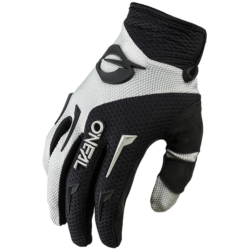Gants Moto Oneal Element Glove Cross Enduro Gris Noir