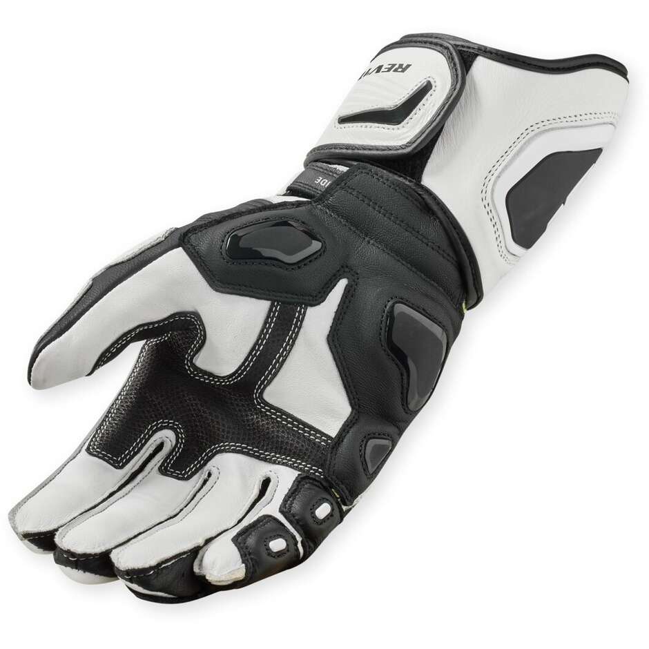 Gants moto Rev'it Jerez 4 Blanc Noir