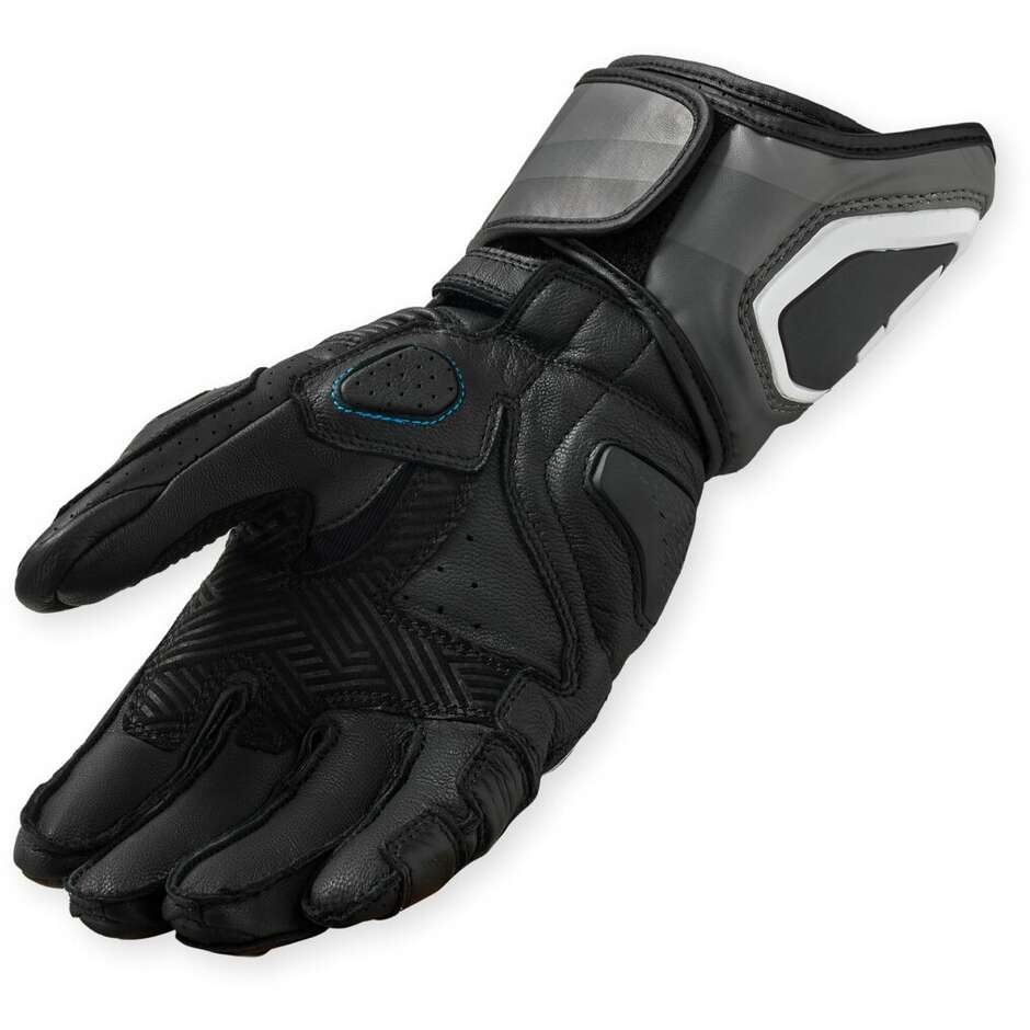 Gants moto Rev'it Quantum 3 Noir Blanc