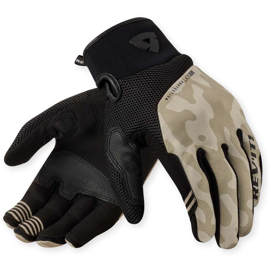 Gants moto Rev'it Surge Sand Black