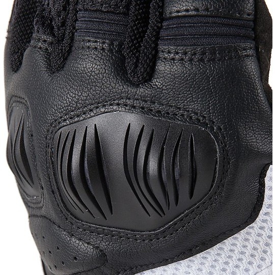 Gants Moto Spidi FLASH-R EVO Summer Fabric Noir Blanc