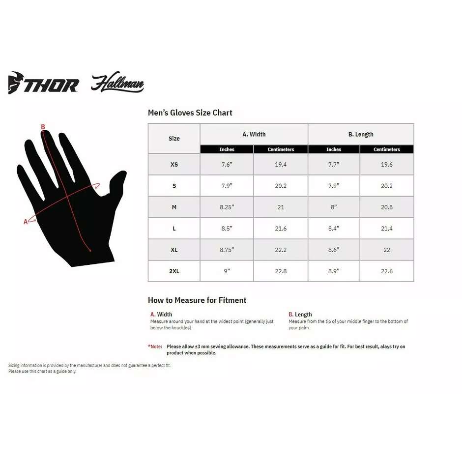 Gants Moto Thor ICONIC SPORTMODE Cross Enduro Noir