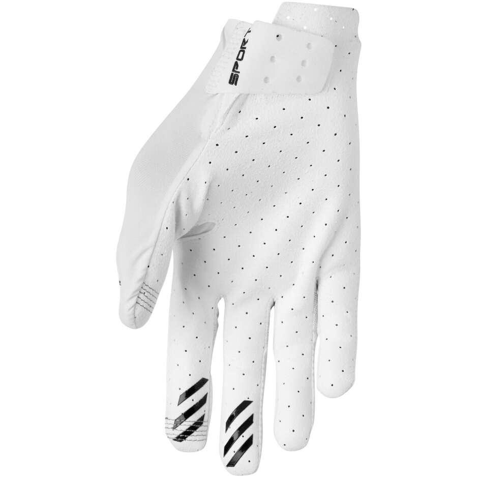 Gants Moto Thor SPORTMODE VENTED Cross Enduro Blanc