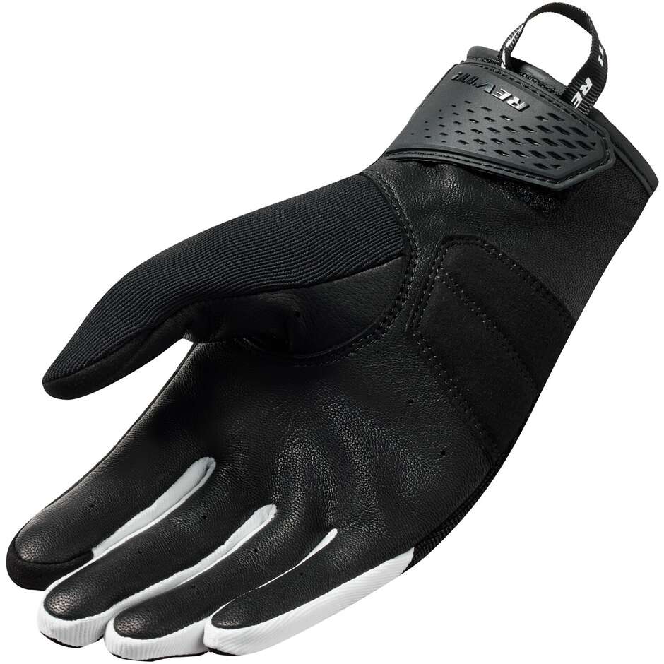 Rev'it MOSCA 2 Sommer Motorradhandschuhe Schwarz Weiß