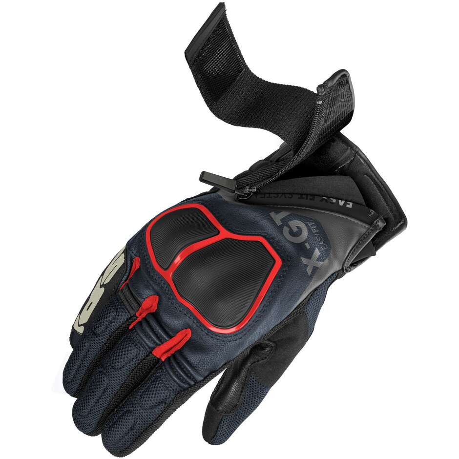 Gants moto été Spidi X-GT Noir Bleu