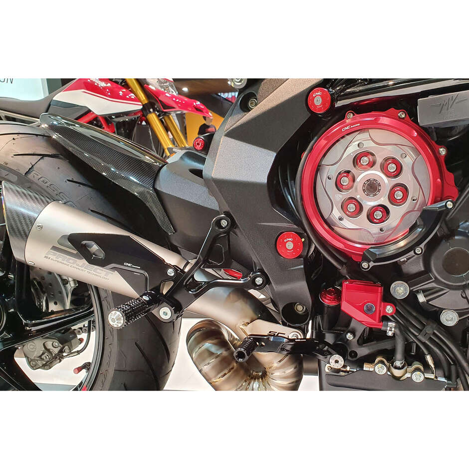 Garde-boue arrière en carbone MV Agusta CNC Racing ZA835 brillant
