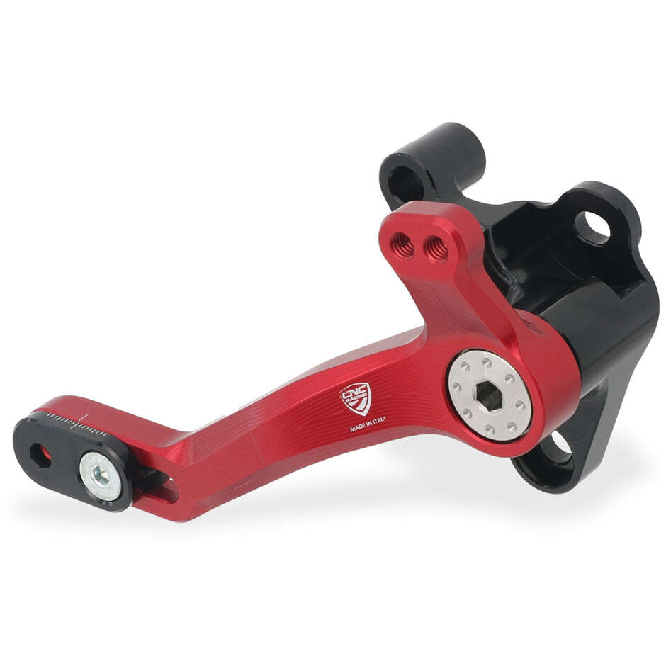 Gear lever PEC06 Ducati Multistrada V4 V4S V4 Pikes Peak V4 RS V4 Rally - SLIDE CNC Racing Red