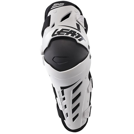 Genouillères et protège-tibias Moto Cross Enduro Leatt Dual Axis Blanc  Vente en Ligne 